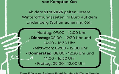 Achtung  Wichtige Mitteilung